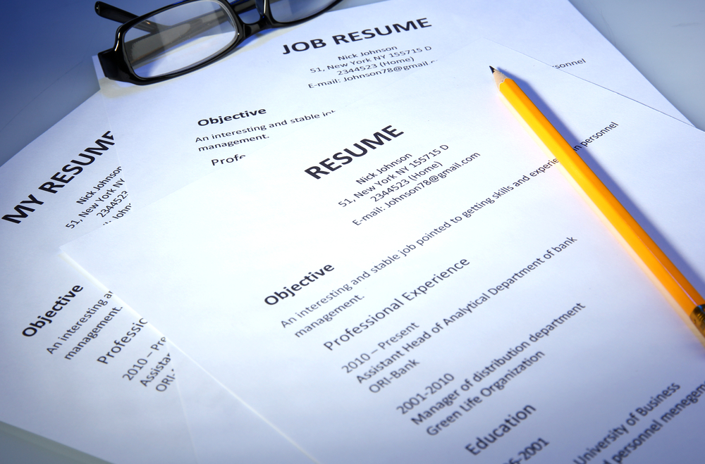 how to write a simple resume